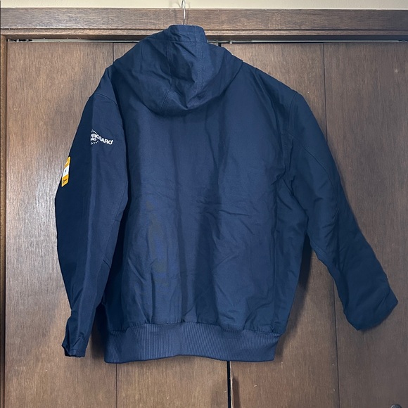 Carhartt Navy men’s loose fit washed duck insulated jacket - Picture 9 of 13